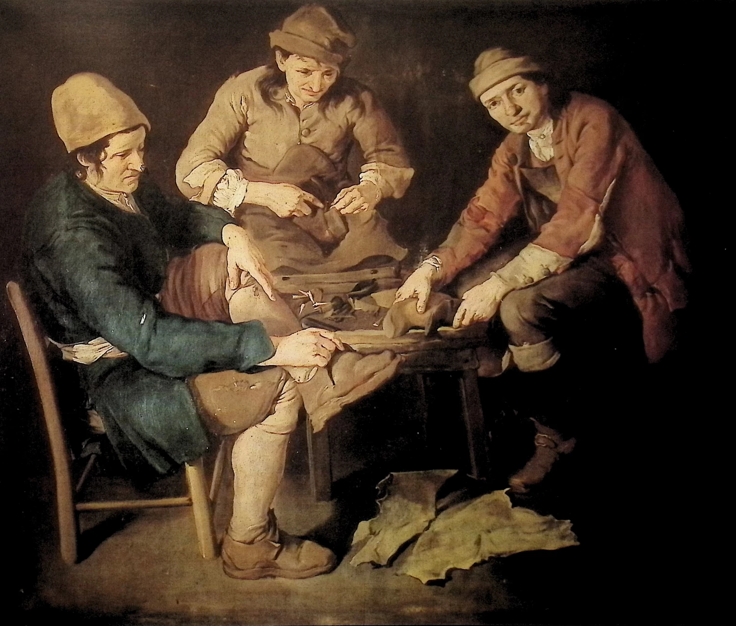Giacomo Ceruti, il Pitocchetto - 100, I calzolai, Pinacoteca Tosio Martinengo, Brescia